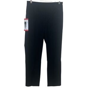 S.C. & CO. Tummy Control Pant Women's 8 Black Slim Leg Pull On Dress Trouser A53